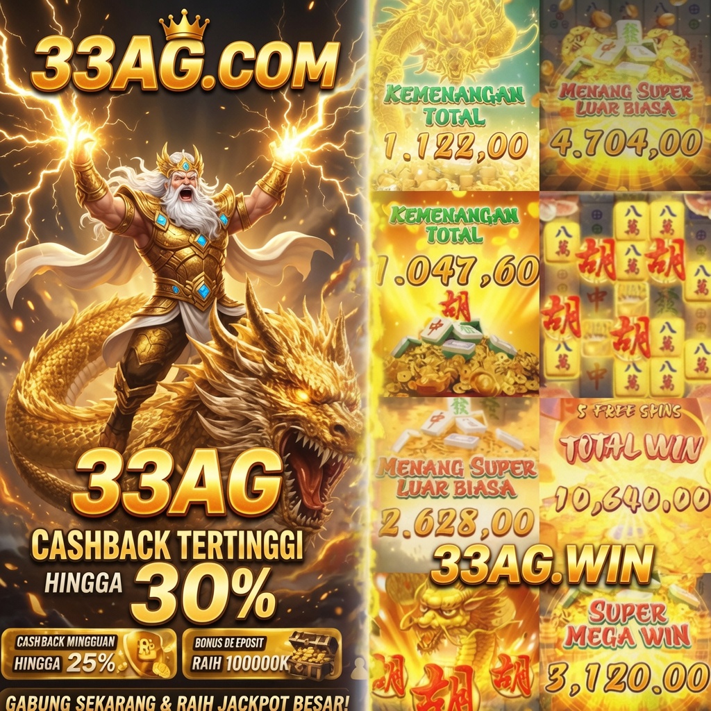 33AG - Daftar Game Online dengan Pilihan Slot yang Beragam