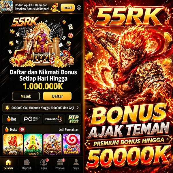 55RK - Login Situs Resmi dan Nikmati Ragam Game PG Soft