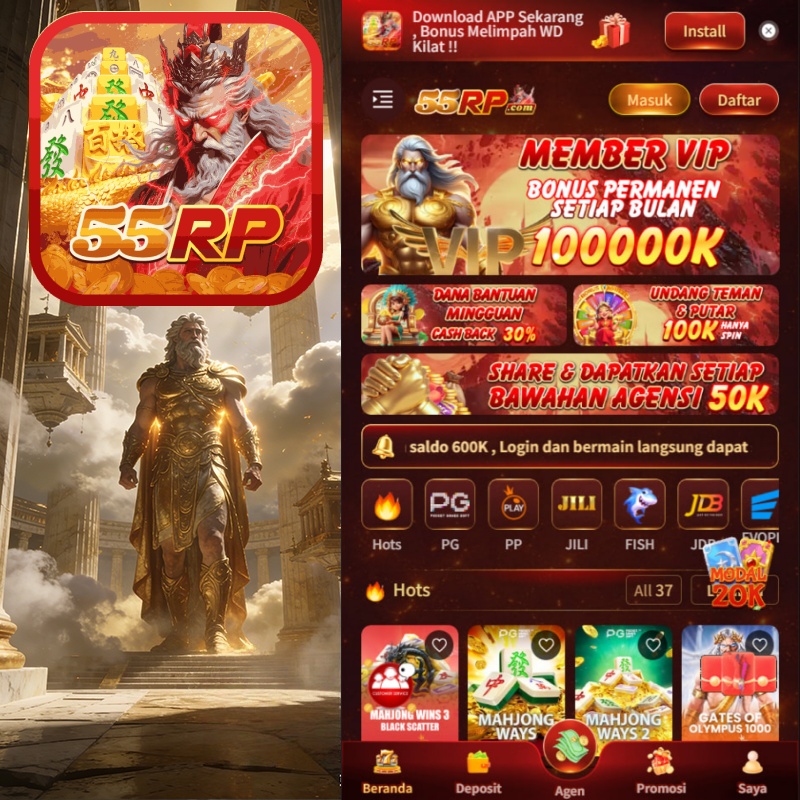55RP - Platform Game Online dengan Beragam Pilihan Permainan Seru
