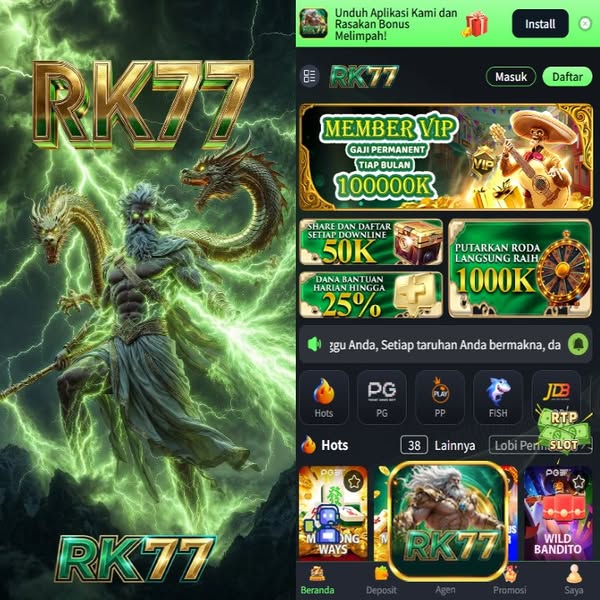 RK77 - Jelajahi Ragam Slot Online dengan Tema Menarik